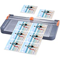 Aibecy Multifuncional A4 Papel Recortadora Cortadores Guillotina con 5 Almacenamiento Cajas Portátil para Foto Etiquetas…